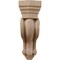 Ekena Millwork 3 3/8"W x 6 1/2"D x 10 1/2"H Boston Traditional Scroll Corbel, Mahogany COR03X06X10TSGM - alternate 4